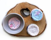 Recycled Cotton Reusable Rounds, Set of 7 in a Mix of Patterns
