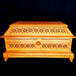 Holzkiste, handgefertigte Kiste, Geschenkboxen, KeepSake Box, Schmuckschatulle, Aufbewahrungsbox, Organizer-Box, Kartenbox, Box für Altar, Dekorative Box
