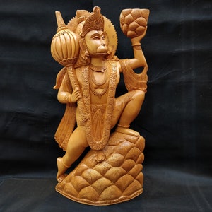 Lord Hanuman statue, Hindu Monkey, God of Devotion, Celibacy, Religious Gift, Lord Rama, Indian God, Spiritual decoratives, pooja, Rambhakt