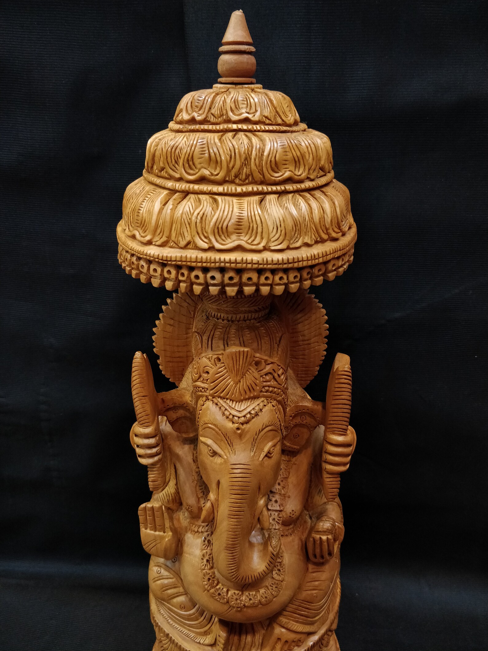 Ganesha Statue, Wooden Ganesha, Wooden Decorative Statues, Ganesha