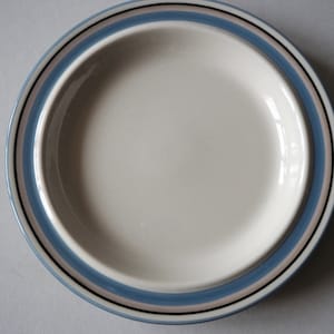 Arabia de Finlandia Uhtua ensalada placa lateral Arabia vajilla gres plato gris gres plato plato de ensalada