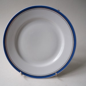 Set of 2 Vintage Pasta Plates Dinner Plates Tableware Riga Porcelain Factory USSR era Vintage items 1970s  Ceramic plates