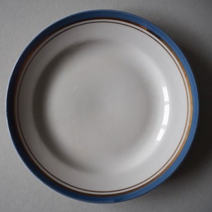 Set of 2 Riga Vintage Pasta Plates Dinner Plates Tableware Riga Porcelain Factory USSR era Vintage items 1970s  Ceramic plates