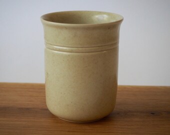 Scandinavian Höganäs Keramik Mug Swedish Vintage Beige Stoneware Jar, Scandinavian Design
