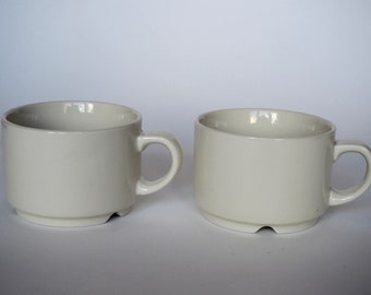 Arabia Vintage White Kesti Coffee Cup ,Finnish Design,Vintage Arabia,Scandinavian Design, White Vintage Coffee Cup,Vintage Tableware