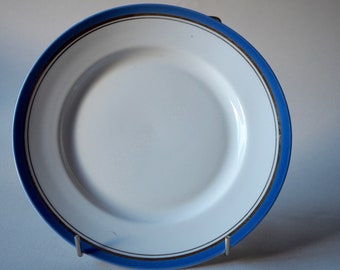 Set of 2  Vintage Pasta Plates Dinner Plates Tableware Riga Porcelain Factory USSR era Vintage items 1970s  Ceramic plates