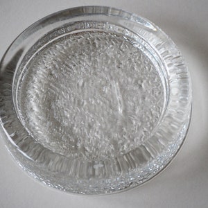 Finnish Design Iittala Visa Ashtray Designed by Timo Sarpaneva 1970s Finnish Glass Design, Nordic  Design