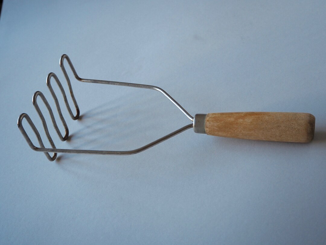 Vintage Potato Masher Vintage Design Soviet Design Retro Manual Potato