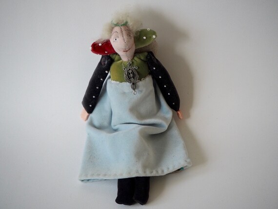 Fabric Handmade Doll Rag Doll Handmade Cloth Doll Fabric Soft Doll Stuffrd  Doll