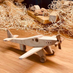 kit maquette d'avion planeur pour enfant, jouet en bois kids at works