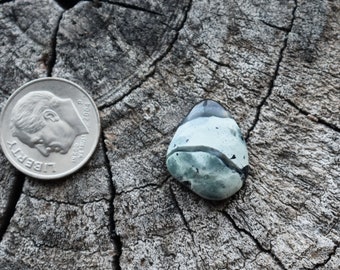 Mystic Sage Variscite, Gem Grade Variscite, Green Variscite, Variscite Cabochon, Designer Cab, metalsmith supplies, rare variscite, freeform
