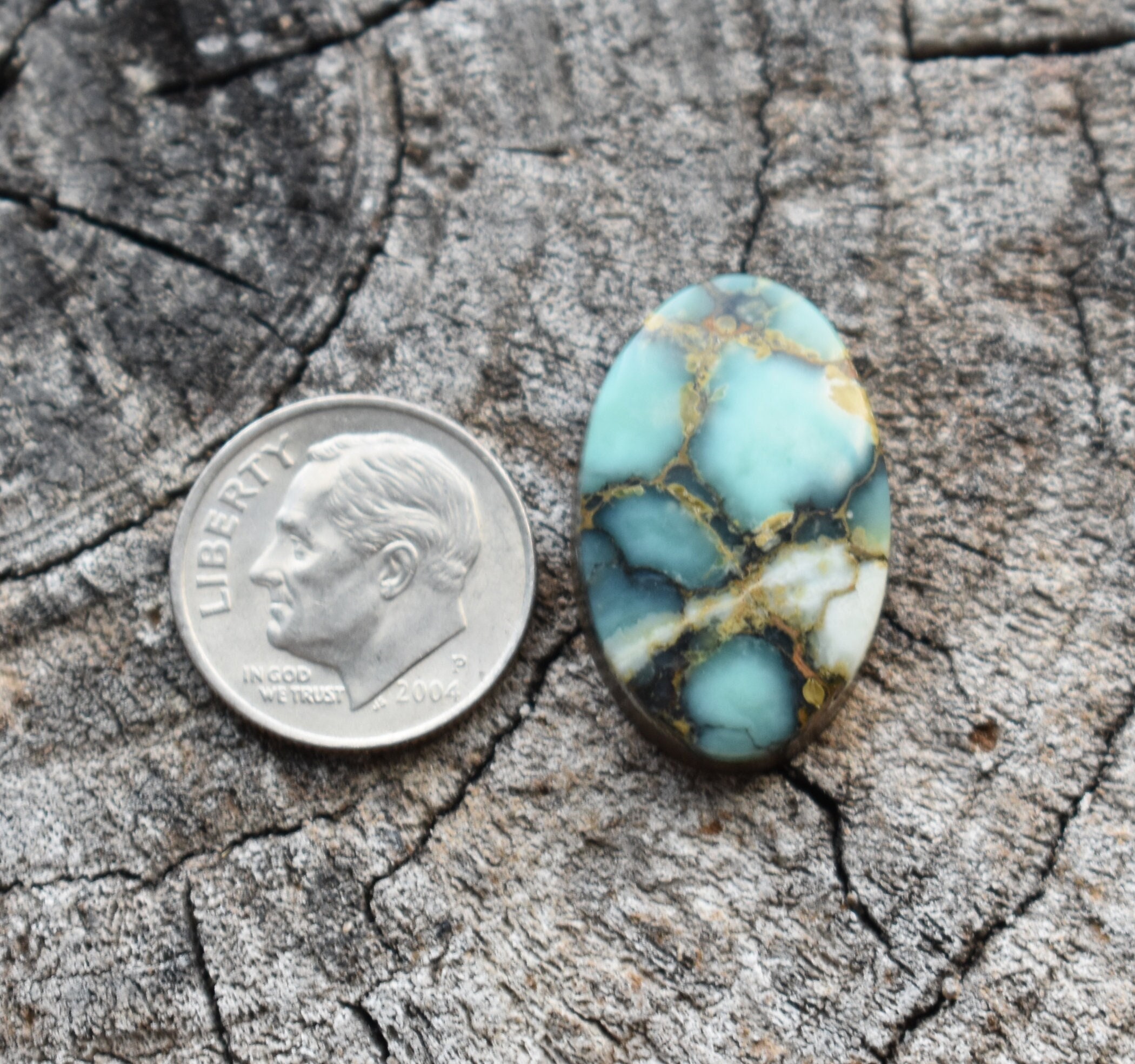 Seven Dwarfs Turquoise Cabochon, Natural Polished Turquoise Cab 