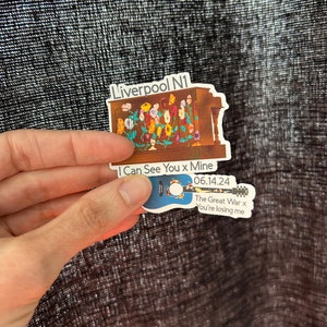 The Eras Tour Surprise Songs Sticker Sets! Includes two stickers, each featuring the surprise songs from your concert night!
