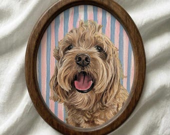 Pet Portrait From Photo, Oil Painting Style, Digital Download