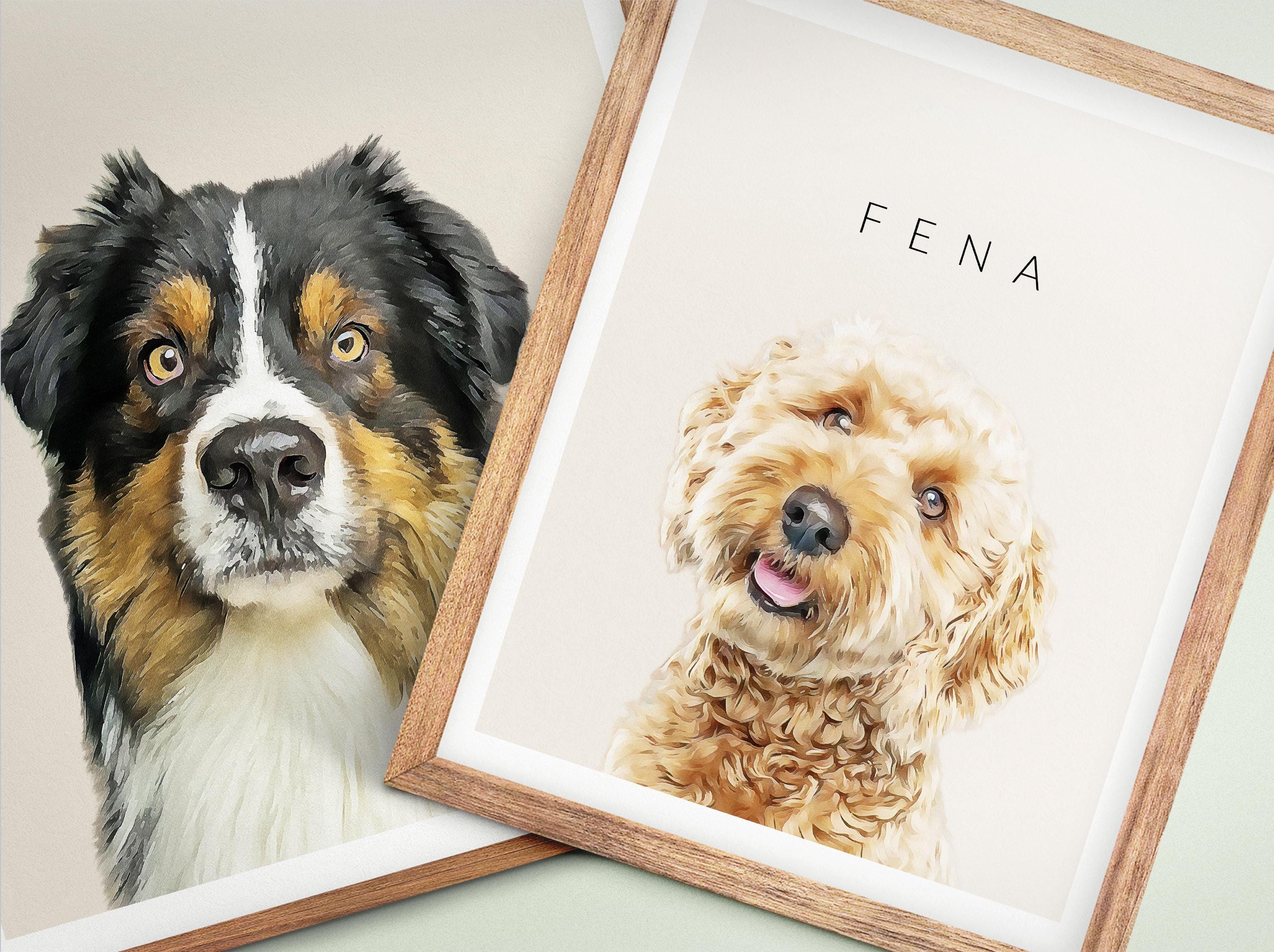 Personalized dog portraits hotsell