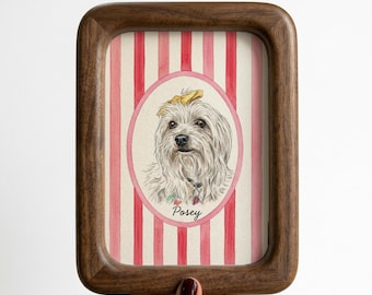 Custom Pet Portrait from Photo: Digital Dog or Pet Illustration