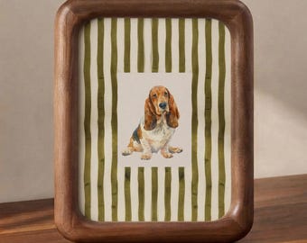 Custom Pet Portrait Watercolor Painting | Dog Memorial Art (Digital Download)