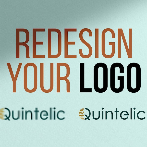 Redesign your existing logo - try before you buy - redraw logo, redo logo, vector logo, vector image, enhance logo quality, edit logo