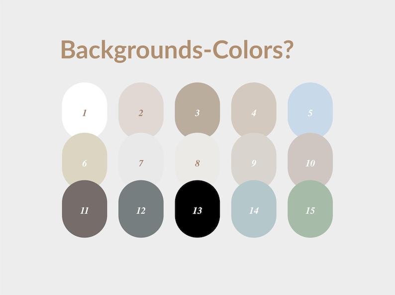 Custom pet portrait background color options