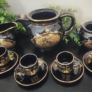 Greek 24k Tea Cup Set - Etsy
