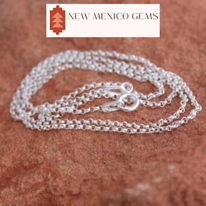 Sterling Silver Chain, 18" Chain, Chain for Pendants, Silver Chain