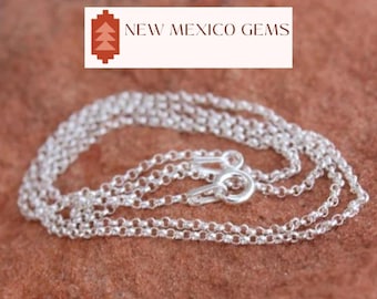 Sterling Silver Chain, 18&quot; Chain, Chain for Pendants, Silver Chain
