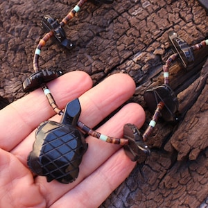 Turtle Fetish, Turtle Necklace, Fetish Jewelry, Unisex Jewelry