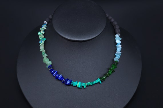 Throat Chakra Necklace Chakra Stone Set Crystal Chakra Necklace