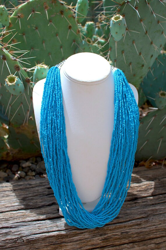 Multi Strand Seed Bead Necklace 