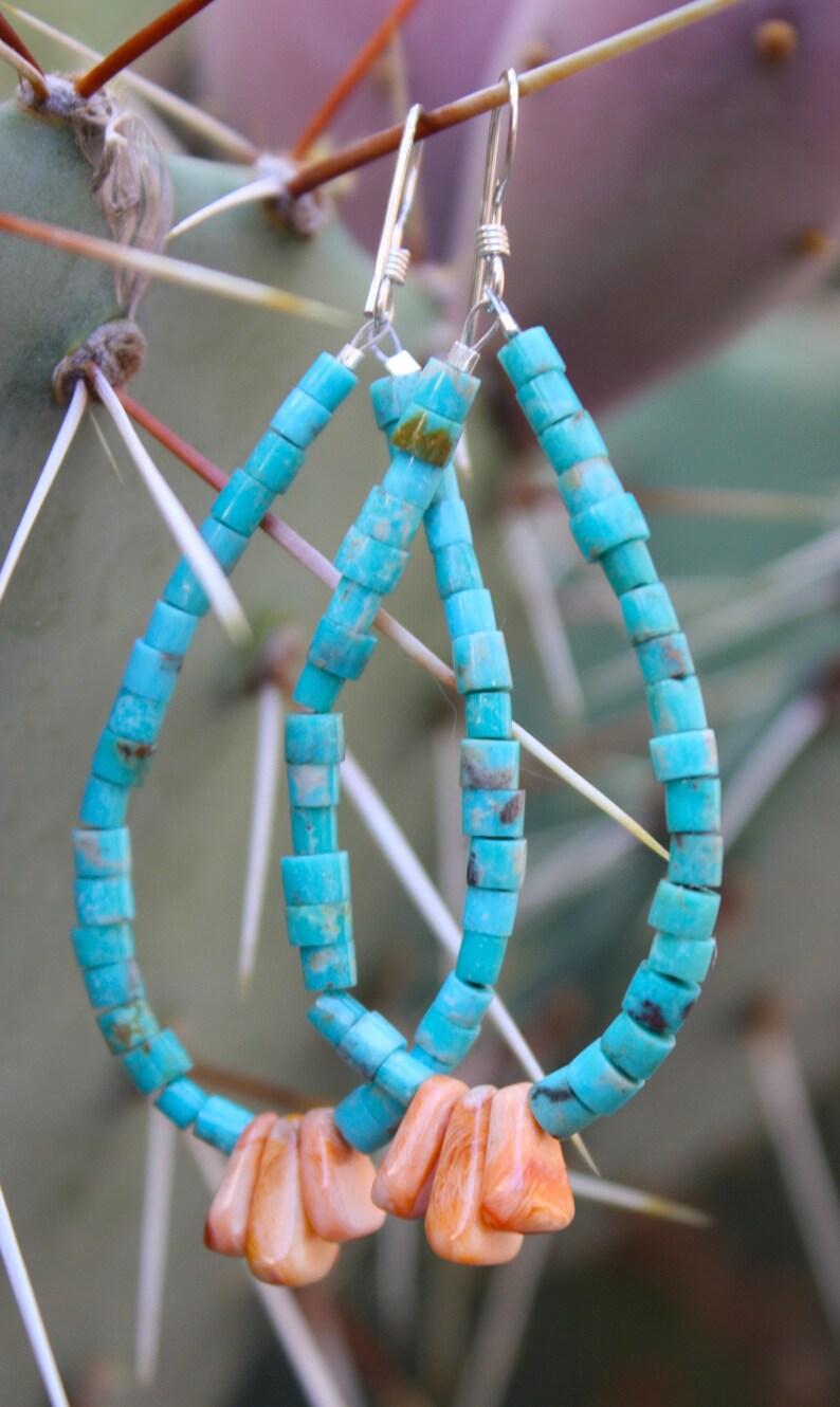 Jacla Earrings New Mexico Jewelry Turquoise Native