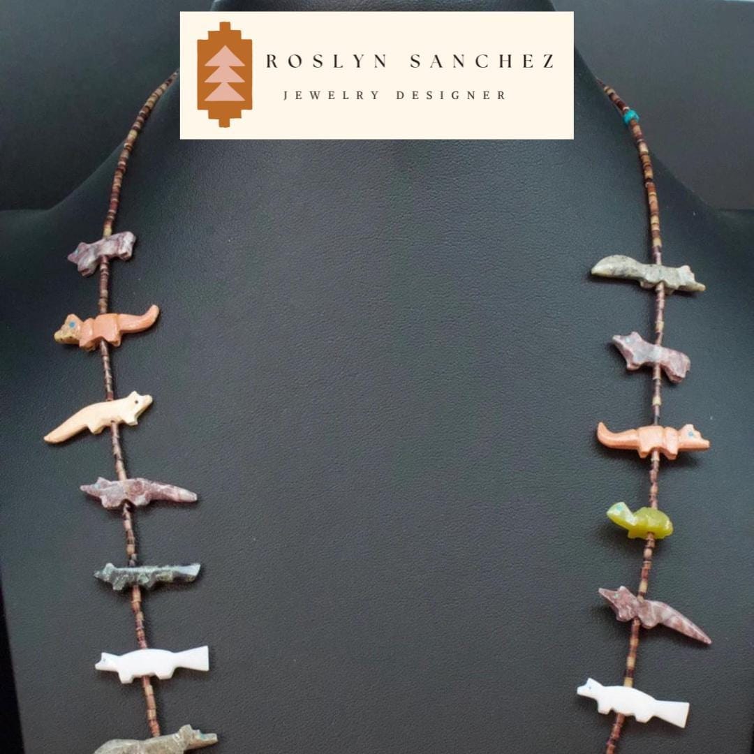 Animal Fetish Necklace Small Natural Stone Fetish Spiritual Jewelry Fetish Jewelry Local Artisan Handcrafted