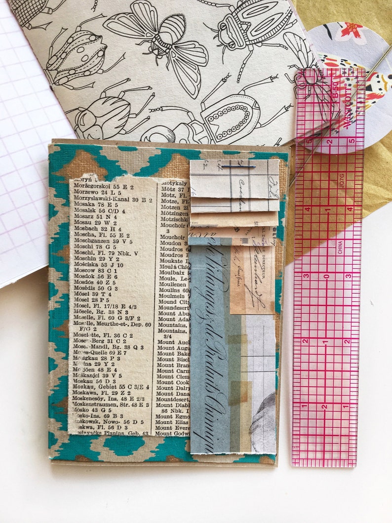 junk journals or general stationery lovers. bullet journals Punky Passport Insert for traveler/'s notebook