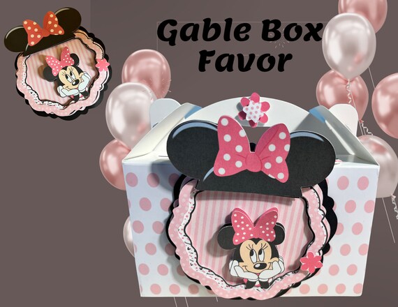 Gable Box Birthday Favor, Custom Favor Box,