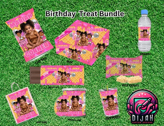 Gracie Party favors, party package, DIGITAL files, Printable Party Kit, Digital Only NOT EDITABLE templates