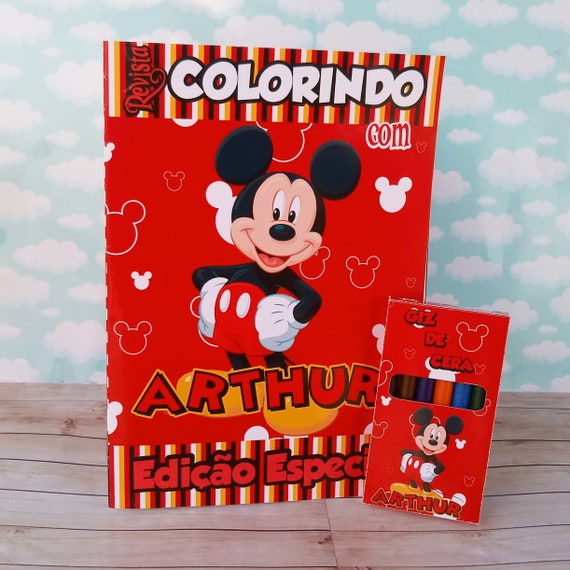 Custom Coloring Book & Crayon Set, Magical Moments with Mickey"