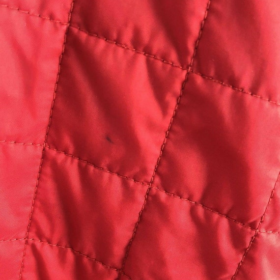 Tommy Hilfiger Vtg 90s Tommy Girl Red Quilted Box… - image 10