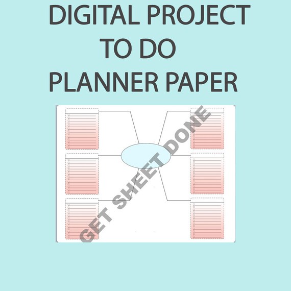 digital planner project todo to do pdf sheet paper ipad pro apple pencil iphone goodnotes notability page check list checklist organized todo sheet
