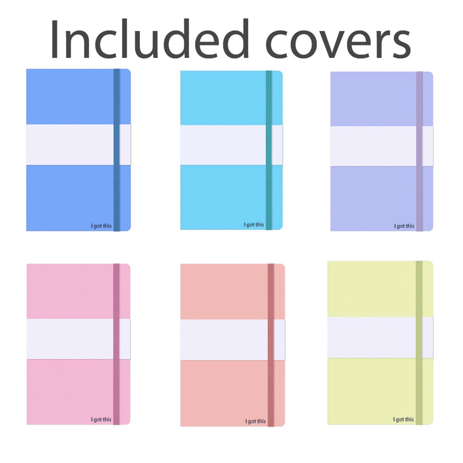 DIGITAL TABBED NOTEBOOK Planner Organizer Pdf Dotted Paper Etsy