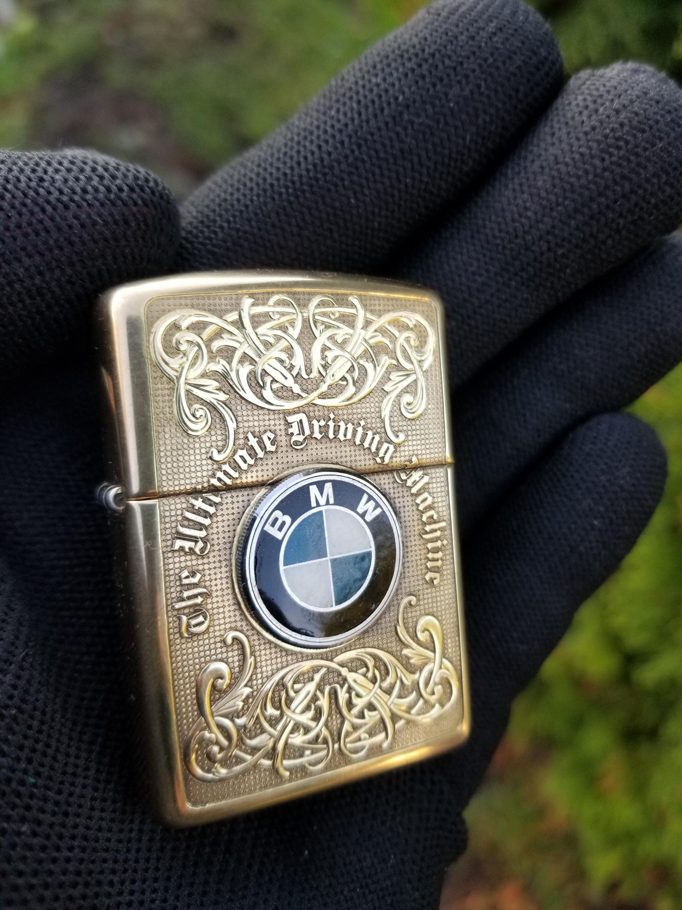 ◆希少非売品未使用 1950年代！BMW BMWロゴ刻印 店頭用 オイルライター ◇希少非売品未使用 1950年代！BMW BMWロゴ刻印 店頭用 オイル