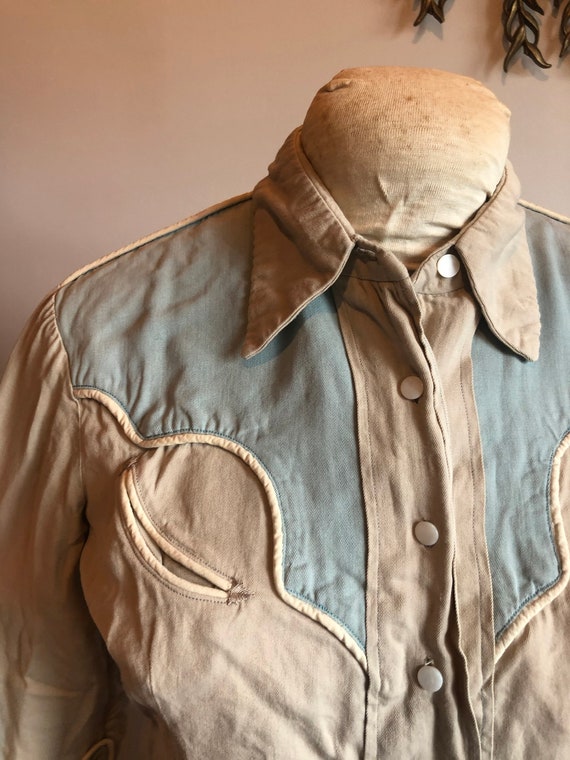 1950s Western Blouse