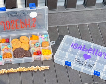 Personalized Snack Box Snackle Box Kids Snack Container -  Israel