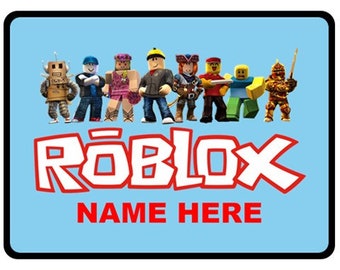 Roblox Toys Etsy - roblox fleece blanket choose sizes and background color free personalization
