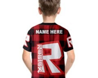 Roblox T Shirts Etsy - roblox unisex kid s custom made t shirt choose background color available in sizes 2 3 4 5 6 7 8 10 12 14 16 18
