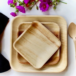 Bamboo Disposable Plates Etsy Ireland