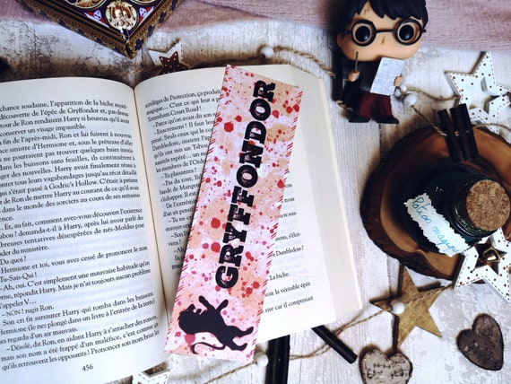 Harry Potter Gryffondor Pocket Format Bookmark Etsy