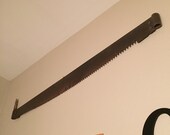 5 foot Vintage two man cross cut saw.