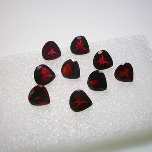 Natural Red Garnet Heart Faceted Gemstone,Top Quality Garnet,Garnet Gemstone,Heart Gemstone Size 4x4 to 8x8 mm,Wedding,Anniversary Gemstone