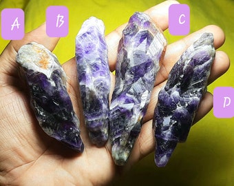 Natürlicher afrikanischer Amethyst-Rohstein, Rohmaterialscheiben, Platten