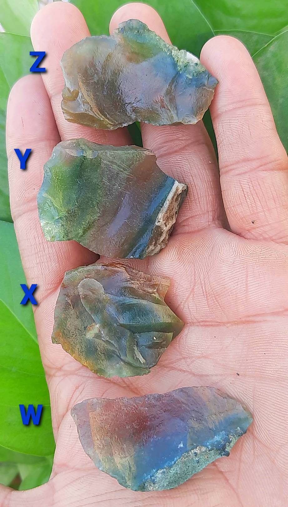 Moss Agate Rough Natural StonesMoss Agate Raw Stones Moss | Etsy