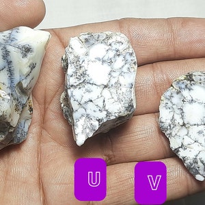 Natural Dendritic Opal unpolished Rough Gemstone,Dendritic Opal Specimen,Dendritic Opal Rock,Dendritic Opal Chunk,Opal Healing Crystal Slab